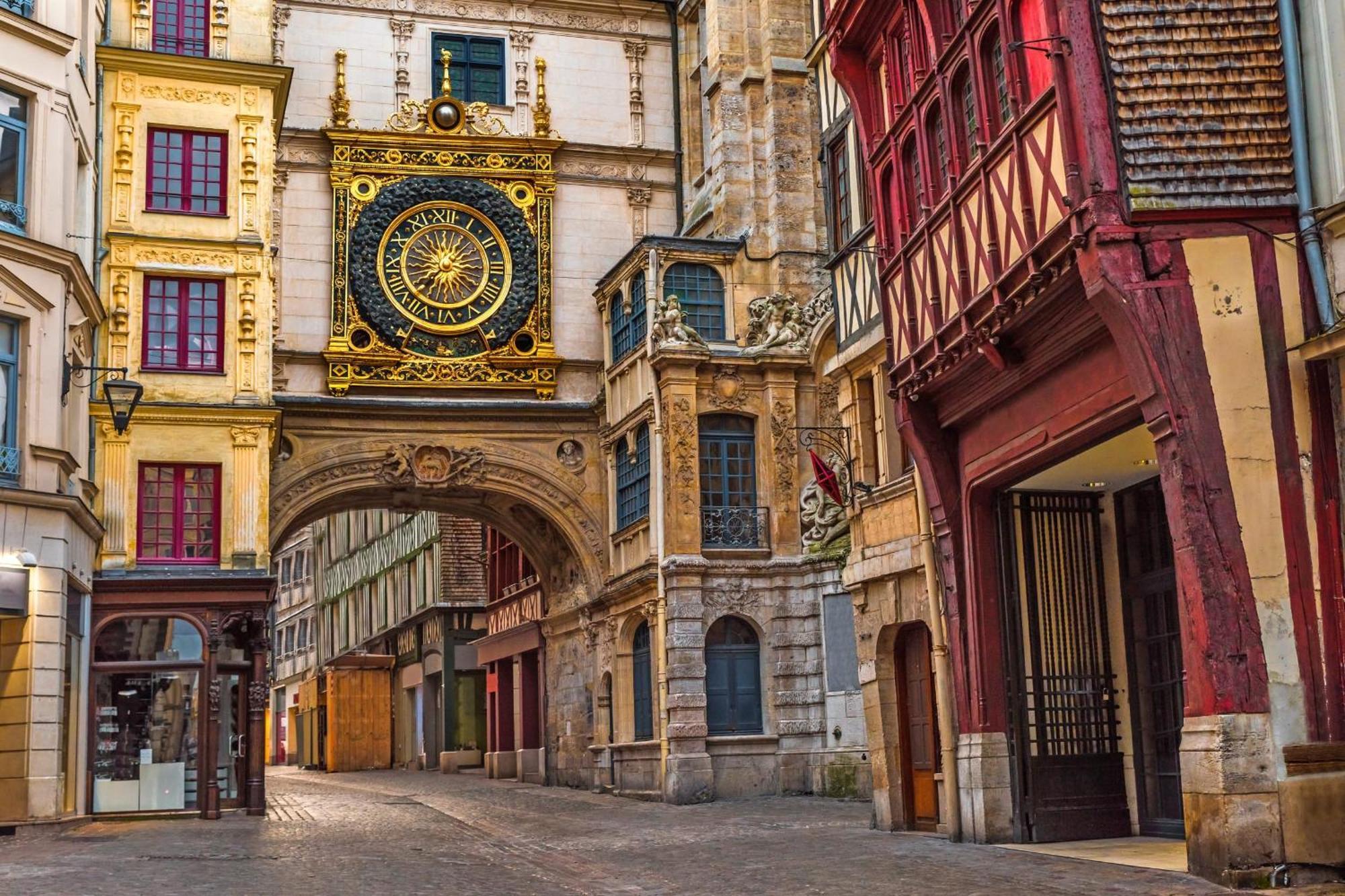 Le Charmant F2 Rue Du Gros Horloge A Rouen! Luaran gambar