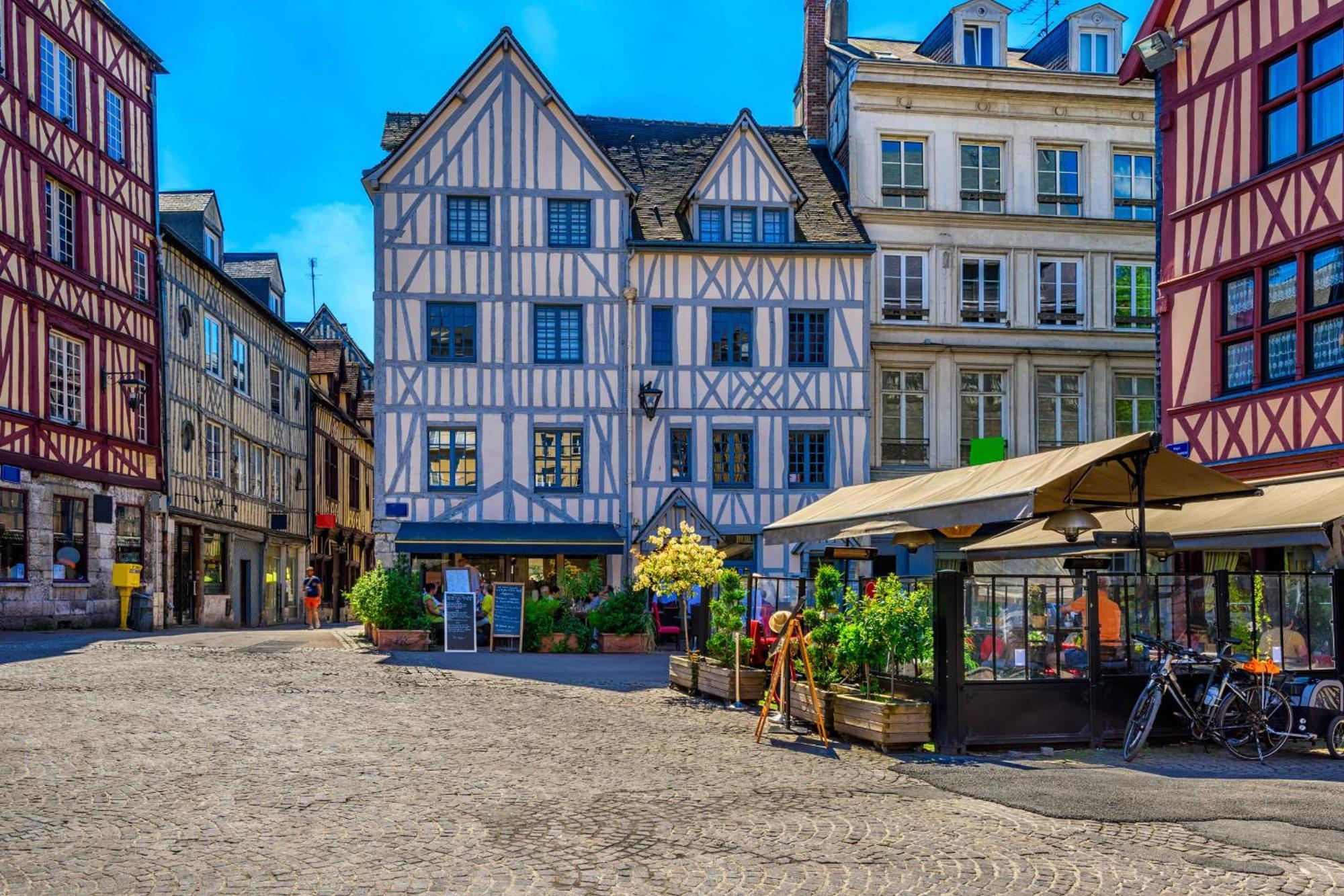 Le Charmant F2 Rue Du Gros Horloge A Rouen! Luaran gambar